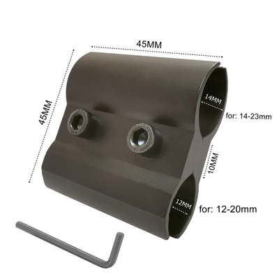 Soporte táctico de la vista del laser de la linterna de Ring Mount Holder 25m m del barril de la abrazadera del eslabón giratorio