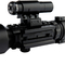 alcance de búsqueda iluminado dual del rifle 3-10x40 con Dot Laser Sight rojo
